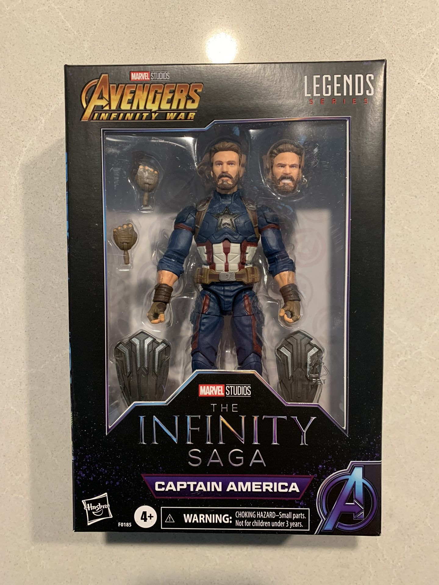 Captain America Premium Marvel Legends Figure *MINT IN HAND* Avengers Infinity Saga Endgame Steve Rogers Hasbro F0185 Statue