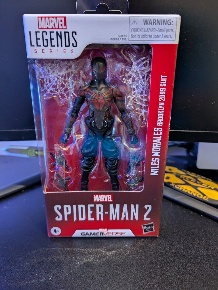 Marvel Legends Gameverse Miles Morales Brooklyn 2099 Suit Figure
