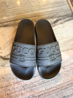 Black Gucci Slides