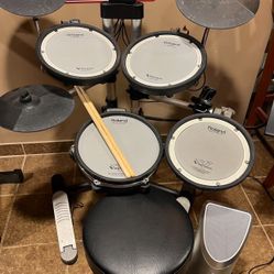 Roland HD1 Electronic V-Drums with Upgraded Pads