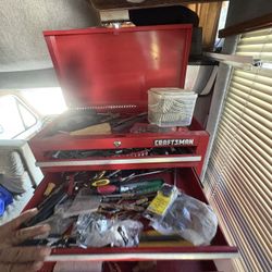 Craftsman Tool Box With Bunch Of Tools Included 