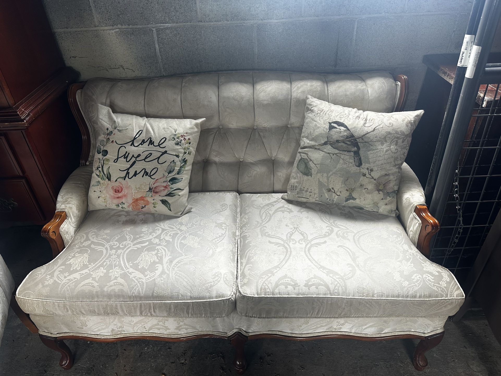  Vintage Two Seat Couch & Matching Chairs 