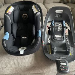 Cybex Aton M gold Infant Car Seat With Base - Black No o