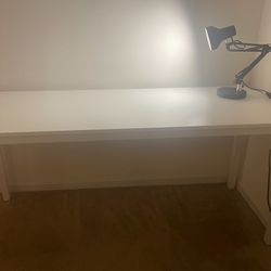 White Office Desk