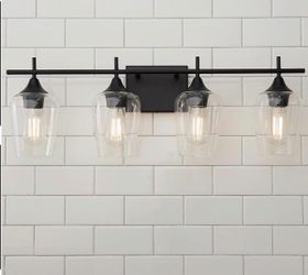 Wine style glass vanity lights