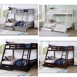 Bunk Bed Full And Twin With Mattress 