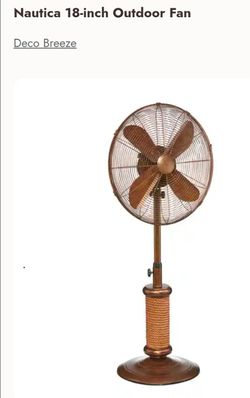 Outdoor/indoor Nautica 18-inch Outdoor Fan
Deco Breeze