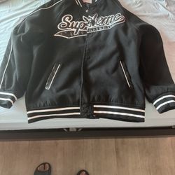 Supreme Playboy Wool Varsity Jacket