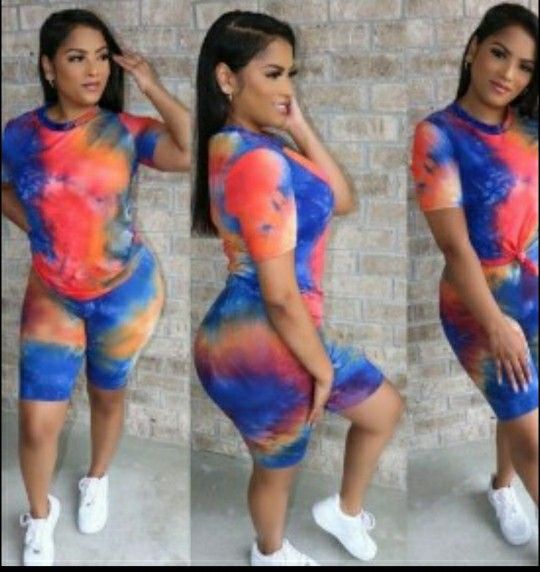 Two Piece Tie Dye Outfits