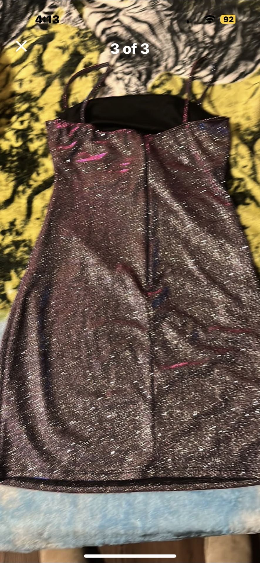Purple Glittery Dress 🥰