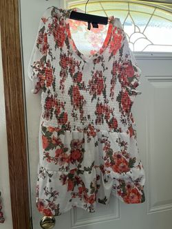 Floral Size 3X Kristin Nicole Blouse