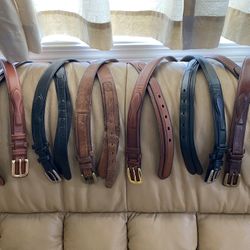 Men’s Leather And Nylon Webbing Belts