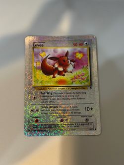 2002 POKEMON LEGENDARY COLLECTION 74 EEVEE-REVERSE FOIL