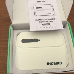 $35.00 Smart Sprinkler Controller WiFi 6 Zones, INKBIRD IIC-600-WIFI 6 Stations, Supports Rain Sensor, Seasonal Adjustment, Automatic