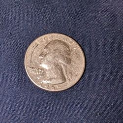 1965 No Mint Mark Quarter