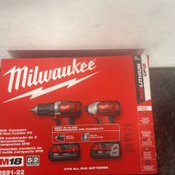 Milwaukee M18 Compact 2-Tool Combo Kit