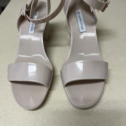L’Autre Chose, Light Pink,  Size Eur 36(US 6)Open Toe, Jelly Sandals With Heel