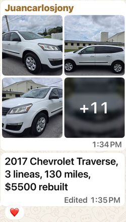 2015 Chevrolet traverse LT