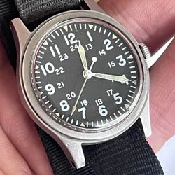 Vintage Military Hamilton Watch In Great Original Condition 