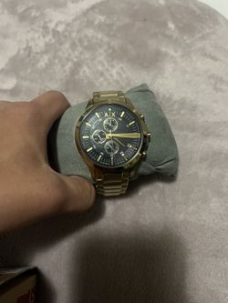 Armani Exchange Gold Watch 