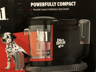 Dirt Devil Portable Corded Spot Carpet Cleaner for Carpet and Upholstery with Powerful Suction, Pet