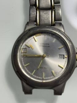 Citizen Titanium Around 20 Years Old , Vintage , Need Some Minor Repairs