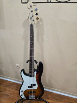squier precision 4 string bass lefthand