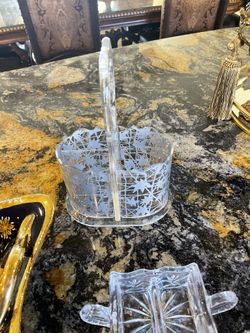 Crystal Napkin Holder And Mix Stuff All In $50 