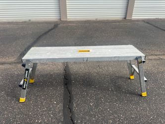 Gorilla 4’ bench gorilla ladders 4 foot step