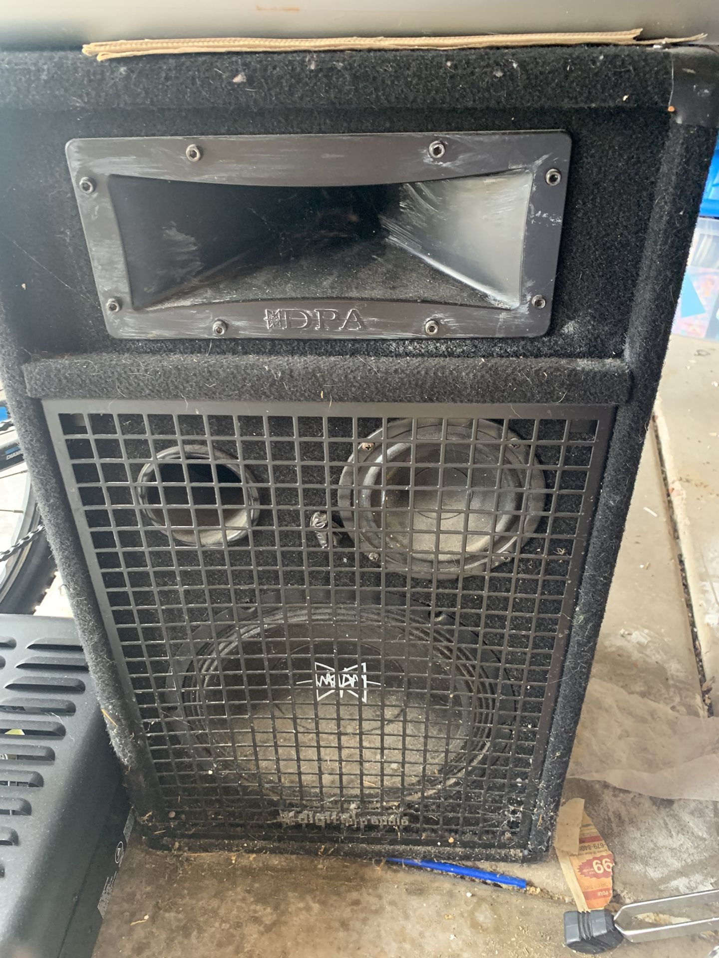 Professional Disc Jockey Speaker 350 Watts Of Power