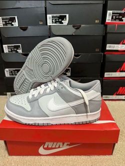 Nike Dunk Low Two Tone Gray DH9765-001 Size 7Y/8.5 Womens Brand New