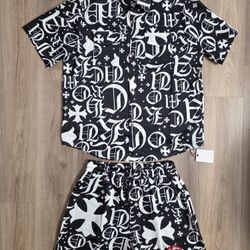 Chrome Hearts 2 Piece Dress Suit