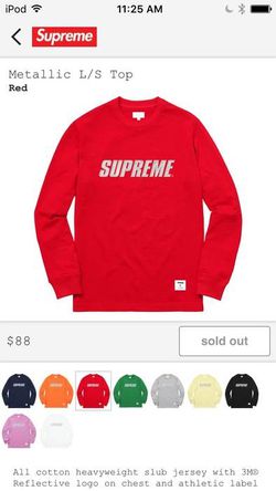 Supreme Reflective Long Sleeve L/S Shirt for Sale in Downey, CA