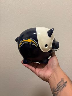 Vintage San Diego Chargers NFL piggy bank