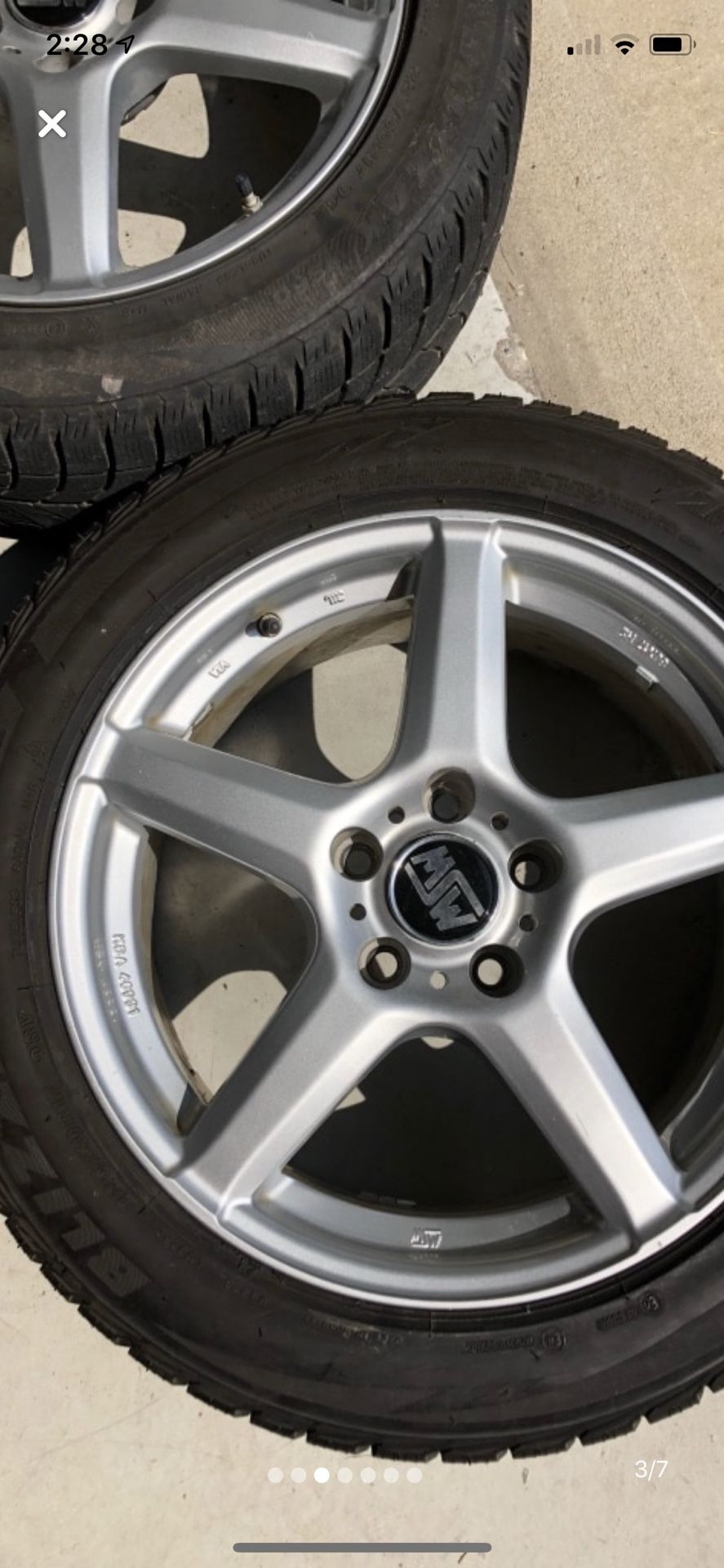 VW/Audi rims 5x112 MSW
