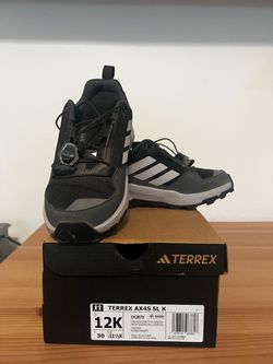Little boys adidas hiking shoes size 12