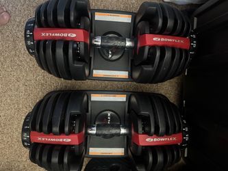 Bowflex Dumbbells set. 52.5 lbs each