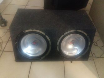Kenwood 12-in woofer and box