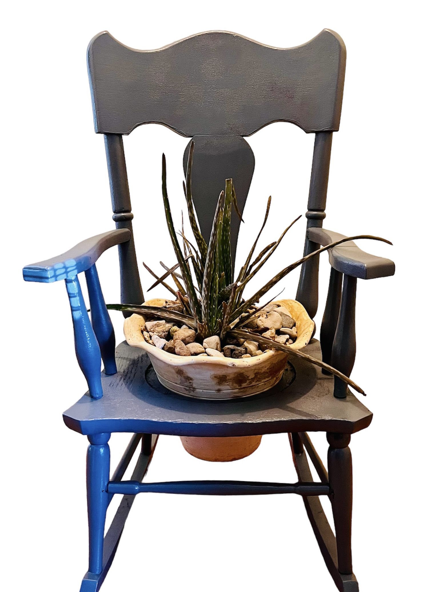 Rocking Chair Plant Holder