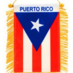 Puerto Rican Car Banner 4x6