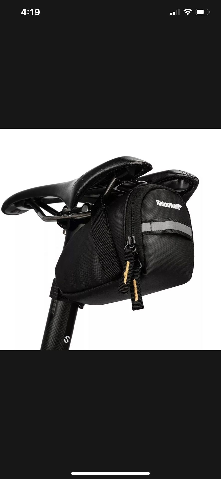 Rhinowalk Bicycle Storage Saddle Bag Waterproof Road Bike Seat Cycling Rear Bag