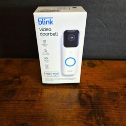 Blink Video Doorbell + Stainless Steel Anti-Theft Mount | Smart Security Bundle | Alexa Ready