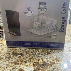 NEW!!  NETGEAR N300 Wi-Fi Range Extender Version 4 Port (WN 2000 RPT) - Black