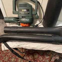 Black & Decker super Vac & Mulch, Leaf Blower, Vortex Vacuum System BV500 with Attachments