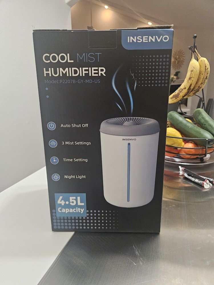 Insenvo Cool Mist Humidifier (BRAND NEW)