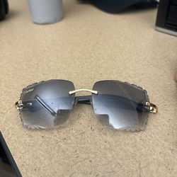 Diamond cut Cartier glasses