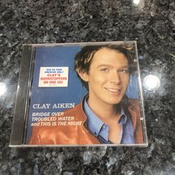 Clay Aiken CD Bridge Over Troubled Water And This Is The Night. Brand New Factory Sealed