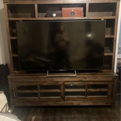 Wood Entertainment Center 