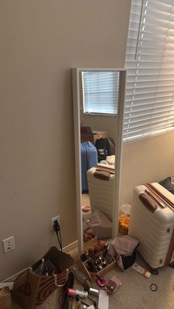 Full Length Floor Mirror White Frame