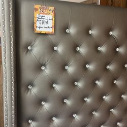 Queen size headboard footboard and rails for $500